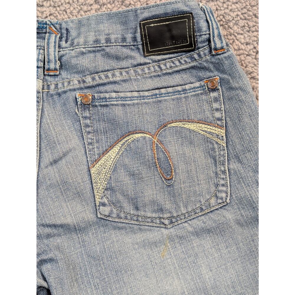 PJ Petrol Jeans Women's Size 8 Blue "Reese" Kick Boot (0528)